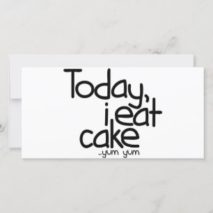 Today i eat cake (Birthday)