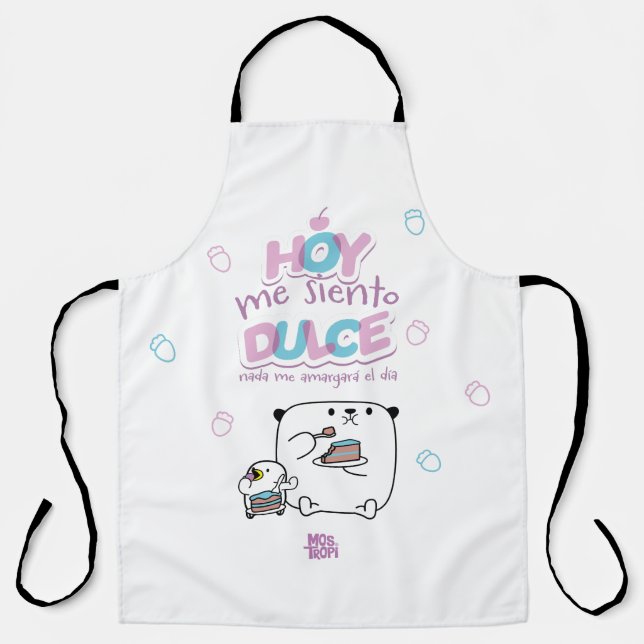 Today I feel sweet Apron (Front)
