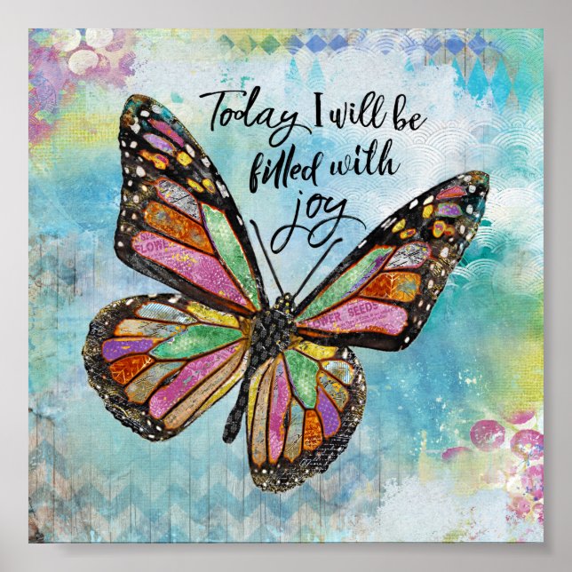 Today I Will Be Filled With Joy Posters (Front)