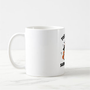 TODAY I'M A SERIOUS GHOST COFFEE PUMPKIN HALLOWEEN COFFEE MUG
