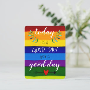 Today is a Good Day for a Good Day Flat Card
