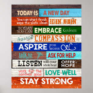 Today Is A New Day Nurse Inspirational Poster