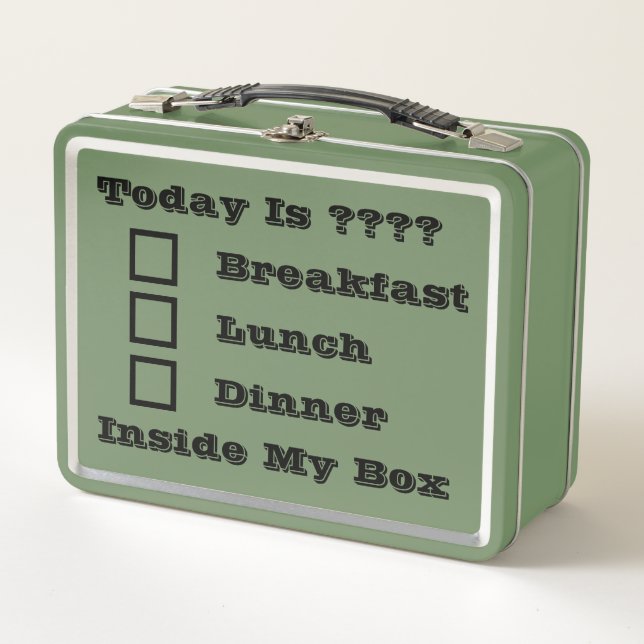 Today Is Breakfast Lunch Or Dinner Inside My Box ? (Front)