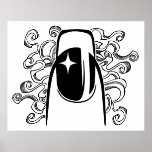 Today is Hair and Nails Day Poster