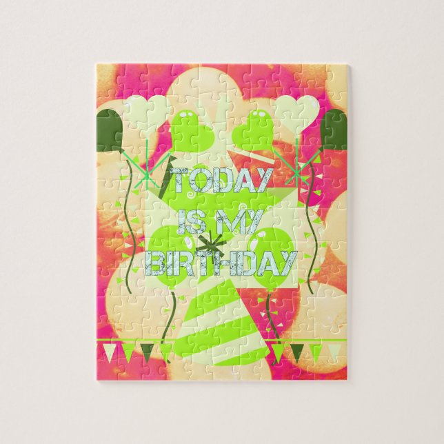 Today is My Birthday Jigsaw Puzzle (Vertical)