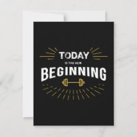 Today is the New Beginning Gym Fitness Motivation