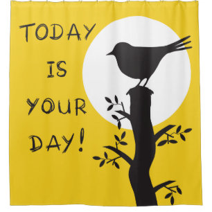 Today is your day - inspirational hand drawn quote