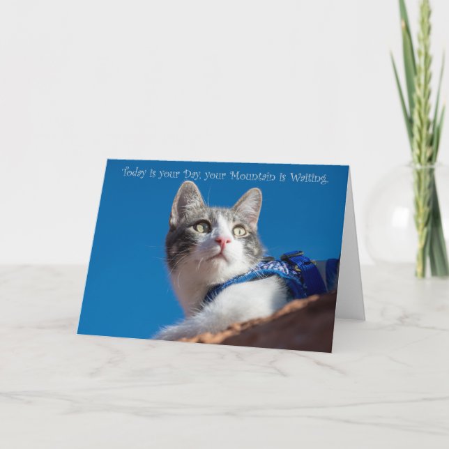 Today is your day, notecard (Front)