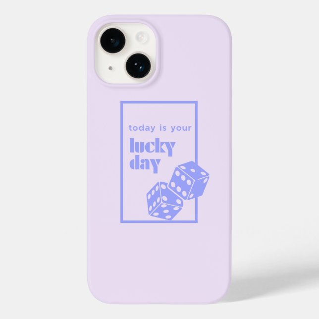 Today is your lucky day, Lucky, Luckiest Girl Case-Mate iPhone Case (Back)