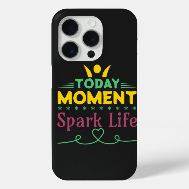 Today Moment, Spark Life Case-Mate iPhone Case (Back)