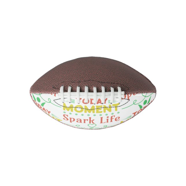 Today Moment, Spark Life Tote Bag Football (Front)