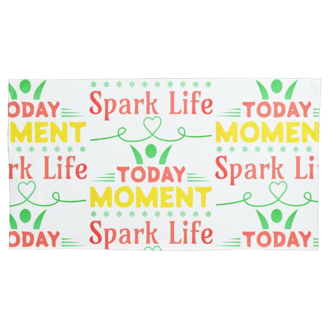 Today Moment, Spark Life Tote Bag Pillowcase (Front-Left)