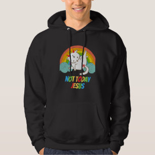 Today Not Jesus Devil Worship Satanic Hail Satan Hoodie