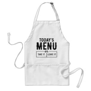 Today’s Menu Standard Apron