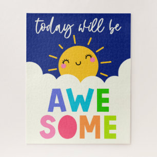 Today Will Be Awesome Jigsaw Puzzle
