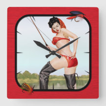 Today's Catch Fishing Pin Up Girl