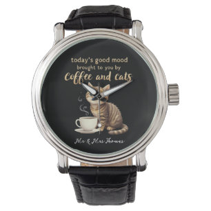  Today's Good Mood Brought to You by Coffee & Cats Watch