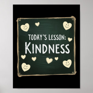 Today's Lesson Choose Kindness  Poster