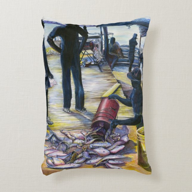 Today's Menu, Harbour Island Accent Pillow (Front(Vertical))