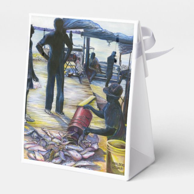 Today's Menu, Harbour Island Favor Box (Back Side)