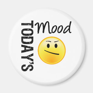 Today's Mood Emoticon Annoyed Magnet
