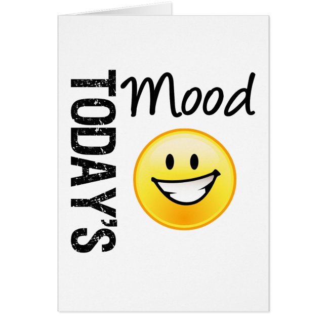 Today's Mood Emoticon Bright Smile (Front)
