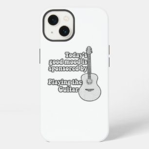Today's mood is sponsored by the guitar. B&W iPhone 13 Case