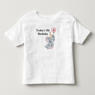 Today's My Birthday Custom Toddler T-shirt