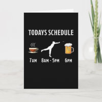 Todays Schedule Coffee Darts Beer Gift