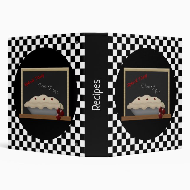 Today's Special Cherry Pie Recipe Binder (Background)