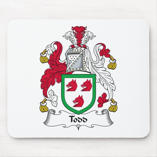 Todd Family Crest Mouse Pad (Front)