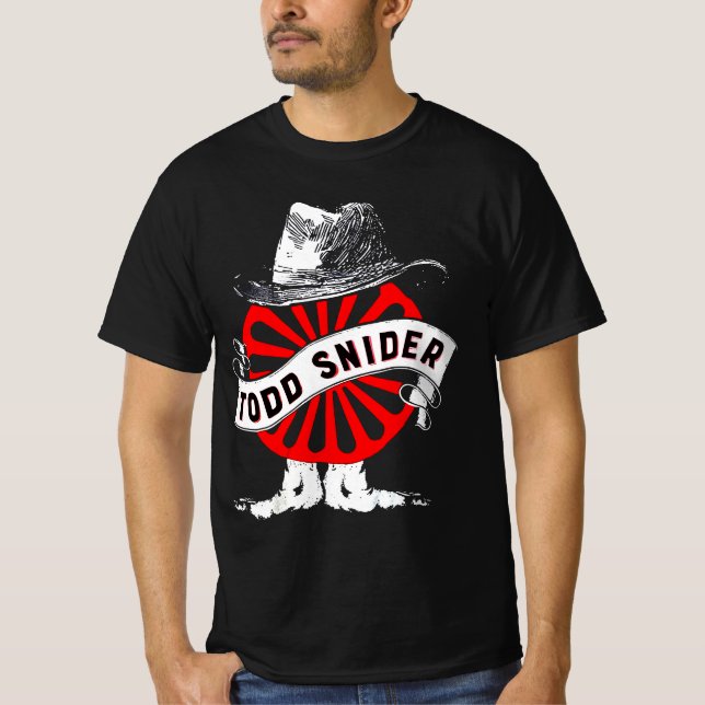 Todd Snider Hat Logo Art T-Shirt (Front)