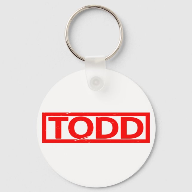 Todd Stamp Keychain (Front)