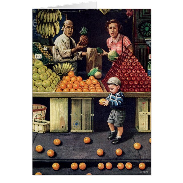 Toddler and Oranges (Front)