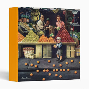 Toddler and Oranges Binder