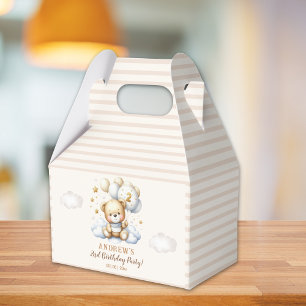 Toddler Boy 2nd Birthday Party Favor Box