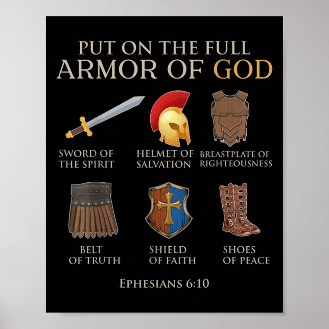 Toddler Boy Armour Of God Brother Son Men Kid Chri Poster (Front)