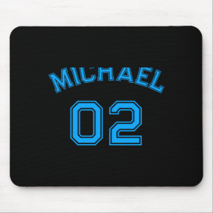 Toddler Boy Blue Name Jersey Number Srts Cotton To Mouse Pad