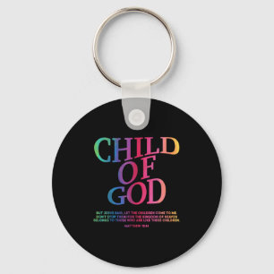 Toddler Boy Child Of God Christian Jesus Son Siste Keychain