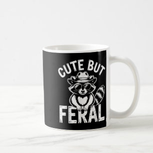 Toddler Boy Cute But Feral Raccoon Cowboy Trash-pa Coffee Mug