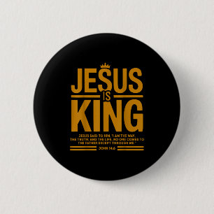 Toddler Boy Jesus Is King Camo Christian God Son S 2 Inch Round Button