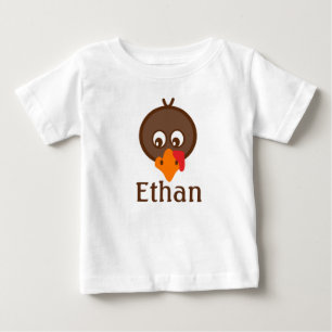 Toddler Boy Thanksgiving Turkey Day shirt