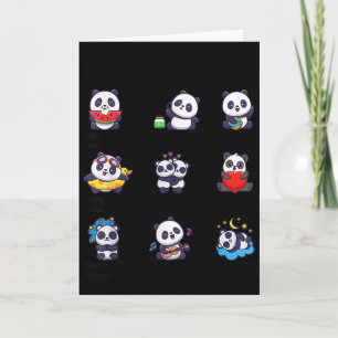 Toddler Boys Girl God Says Am Cute Panda Kid Chris Card