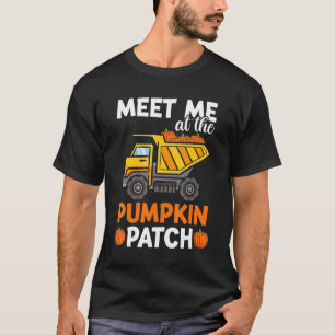 Toddler Boys Thanksgiving  Pumpkin Patch Truck Kid T-Shirt
