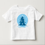 Toddler Christmas T-shirt Blue Holiday Classic Tee<br><div class="desc">Baby Christmas T-shirt Festive Holiday Toddler T-shirts Ringer Blue Christmas Tree Shirts & Gifts for Baby Boys Girls and Toddler Christmas Tree T-shirts & Nondenominational Holiday Gifts Art & Design by Kim Hunter See www.kimhunter.ca for many more Christmas and Holiday Shirts & Gifts Online.</div>