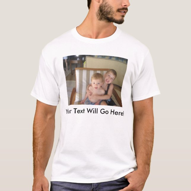Toddler Edun Soft Shirt with Custom Image and Text (Front)