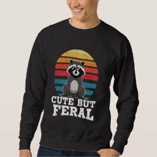 Toddler Funny Boy Racoon Animal Kids Raccoon Cute Sweatshirt