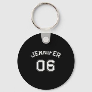 Toddler Girl Name Jersey Number Srts Nk Cotton Tod Keychain