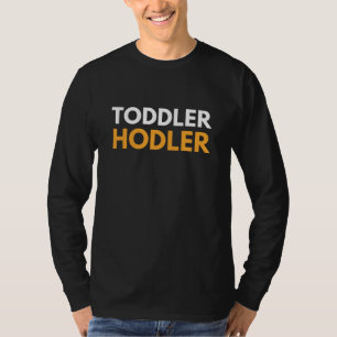 Toddler Hodler Crypto Dogecoin Bitcoin Ethereum T-Shirt