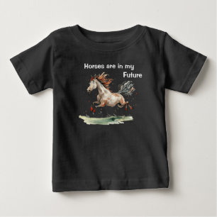 Toddler horse lovers t-shirt for future horseman.